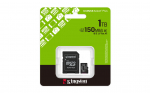 Kingston Technology 1TB microSDXC Canvas Select Plus Gen3 150MB/s A1 m&auml;lukaart + adapter