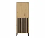 KAMARO 2DK SLIM/GŁ OAK ARTISAN DISPLAY CABINET