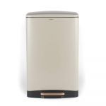 Salter BW14806 Pebble 50L Pedal Bin, Beige