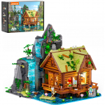 Lumibricks Waterfall Hut, construction toy