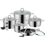 Silit Diamant cooking pot set 9 pieces (stainless steel)