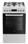 Beko FSE52320DWD cooker Freestanding cooker Gas White A