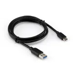 Sbox USB-20-TYPEC-2/R USB 2.0 A. -> Type-C M/M 2m, Black