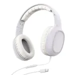 Over ear headphones Fun C with microphone white