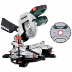 metabo KS 216 M set, chop and miter saw ((610216900), 1100 watts)