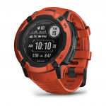 Garmin Instinct 2X Solar 2,79 cm (1,1") MIP 50 mm Digitaalne 176 x 176 pikslit Puuteekraan Punane GPS (satelliit)