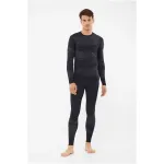 Men's Thermal Underwear VIKING Altis Man Set Merino Navy Blue L