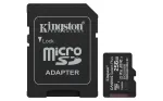 Kingston Technology 256GB microSDXC Canvas Select Plus Gen3 150MB/s A1 m&auml;lukaart + adapter