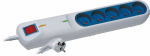 LF-2005 Surge Protector Power Strip, 3 Outlets, 5 m, gray