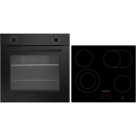 Respekta ASET121M5500 Built-in Oven and Hob Set Black