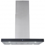 Respekta Cara CH44199IX-21 Cooker Hood 90cm Stainless Steel Black