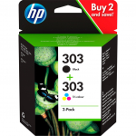 HP No.303 Ink Black Tricolor 3YM92AE
