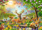 Ravensburger Childrens puzzle graceful deer family (200 pieces)