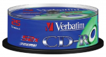 CDR 52x CB 700MB Verbatim Protection 25 sztuk