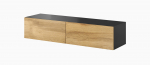 Cama TV-alus VIGO 140 30/140/40 must/wotan tamm