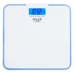 Bathroom scale ADLER AD 8183 with edge lighting White