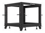 LANBERG avatud riiuliplaat 19 9U 600x600-1100 reguleeritav