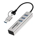 USB3.0 hub USB-A, SD/mic roSD slot, 2in1