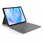 Logitech Combo Touch (gray, DE layout, scissor mechanism, for iPad Air 13" (M2 and M3))