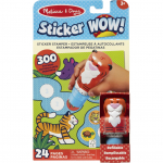 Spinmaster Melissa & Doug - Stickers WOW! Tiger sticker stamp & block