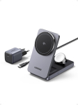 UGREEN W707 3-in-1 Magnetic Wireless Desktop 15W gray