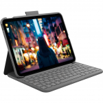 Logitech Slim Folio (black, DE layout, scissor mechanism, for iPad 10th generation)