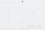Electrolux EIV83443BW pliidiplaat Valge Sisseehitatud Tsooniga induktsioonpliidiplaat 4 tsooni