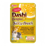INABA CAT Dashi Delights siidine puljongis kana ja juustuga - maius kassidele - 40g