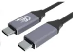 Gembird CCBP-USB4-CMCM240-1.5M Premium USB 4 Type-C laadimis- ja andmesidekaabel, 40 Gbps, 240 W, 1.5m