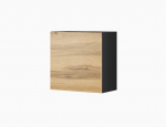 Cama kandiline kapp VIGO 50/50/30 must/wotan tamm