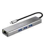 Hub USB3.2 3xUSB-A 1x RJ45 Gigabit Ethernet