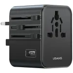 Travel adapter 17W US/AU/EU/UK black