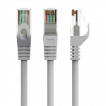 Patch cord cat.6 copper UTP 7.5m grey