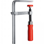 BESSEY all-steel table clamp GTR16B6 silver/red, 160 / 60, for guide rails