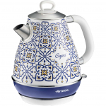Ariete Capri kettle, white/multicoloured, 2000 watts, 1.7 liters