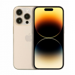 Apple iPhone 14 Pro 17 cm (6,7") kahe SIM-kaardiga iOS 16 5G 128 GB kuldne &uuml;mberehitatud / renoveeritud