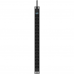 Listwa zasilająca rack pdu 19" 16a 16x iec c13 3m c20 montaż pionowy czarna