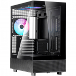 Silverstone Technology Lucid 04 (black, tempered glass x 2)