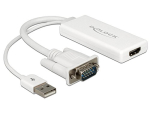 DeLOCK Adapter - VGA + USB - HDMI