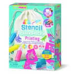 4M KidzMaker DIY komplekt Seljakoti v&auml;rvimine &scaron;abloonidega