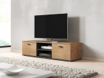 Cama TV-alus SOHO 140 Lefkas tamm/must