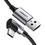 Ugreen 50942 USB-kaabel USB 2.0 2 m USB A USB C must