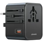 Travel adapter 25W US/AU/EU/UK black
