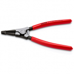 KNIPEX assembly pliers for snap rings on shafts 45 11 170 (red, length 170mm, straight)