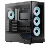 Aerocool P500A-BK-v1, Tower Case, Black, Tempered Glass x 2
