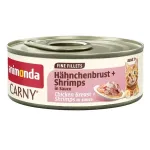 ANIMONDA Carny Adult Fine fillets Sauce Chicken breast + shrimps - wet cat food - 60g