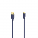 Hama 00200635 Flexi-Slim USB-C kaabel 0,75 m sinine Depths