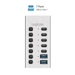 Hub USb3.2 Gen1 7 ports USB-A/C, on/off switch
