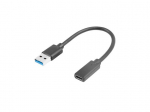 Adapter USB TYPE-C (F) AM 3.1 15 cm