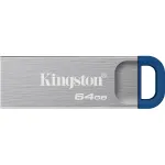 Kingston DataTraveler Kyson 64 GB (silver/blue)